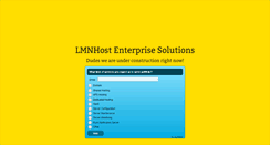 Desktop Screenshot of lmnhost.com